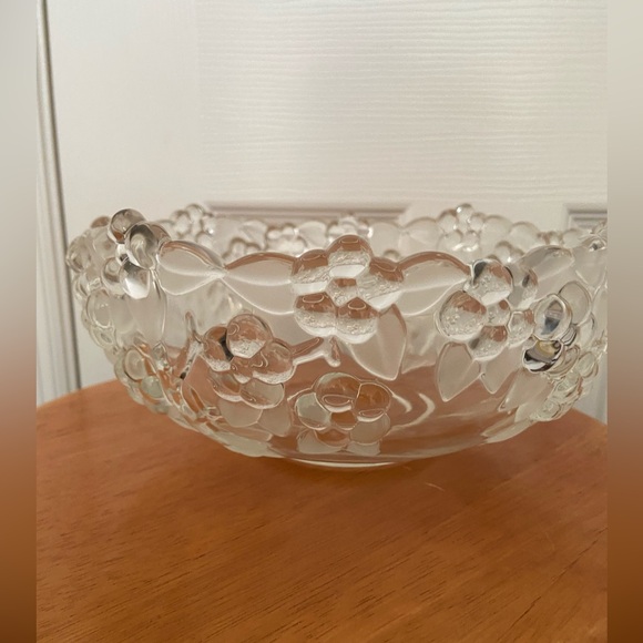 walther crystal mikasa west germany carmen '80's heavy serving bowl - Picture 10 of 16